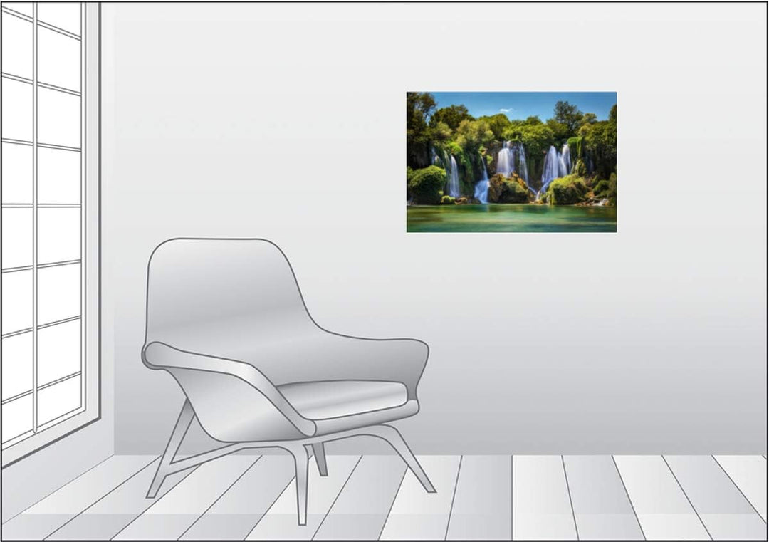 CALVENDO Kravica-Wasserfälle - Bosnien und Herzegowina 75x50cm, 75x50cm