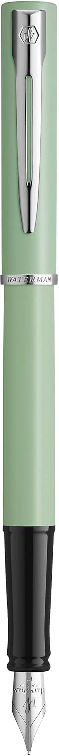 Waterman Allure Füller | Pastell-Mint Green | Füllfederhalter mit feiner Feder | Blaue Tinte | Gesch