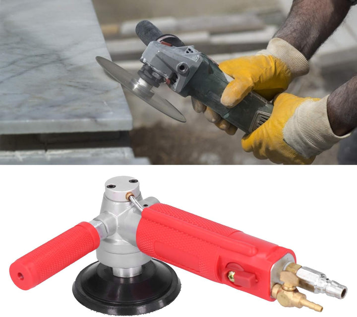 Luft Nass Steinpolierer, 4 Zoll Pneumatische Wasserschleifer, Granit, Marmor, Stein, Nass-Luftpolier