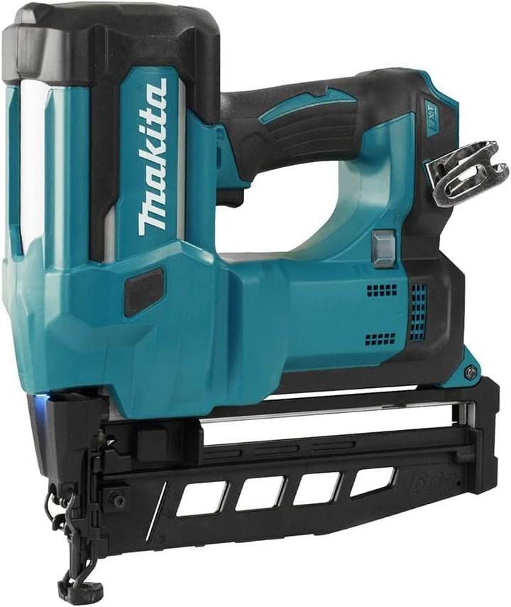 Makita DBN600Z Akku-Stauchkopfnagler 64 mm 18 V (ohne Akku, ohne Ladegerät) & Tacwise 0301 Typ 16G/6