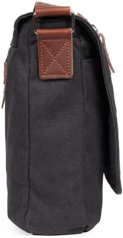 AUGUR Canvas Messenger Bag fur Herren Laptoptasche 13 Zoll Umhangetasche Vintage Herren Umhangetasch