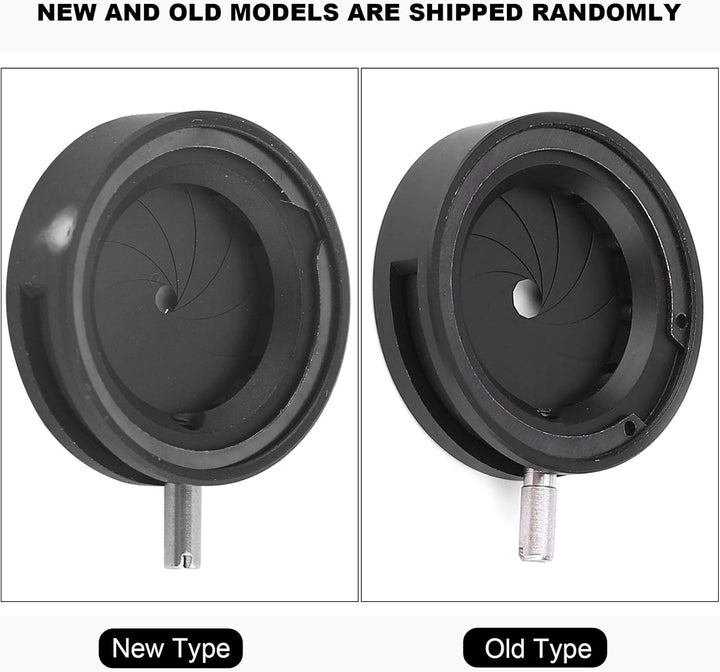 Einstellbare Irisblendenblende Mikroskop-Irisadapter Aperture Einstellbare Linse Optische Blende für