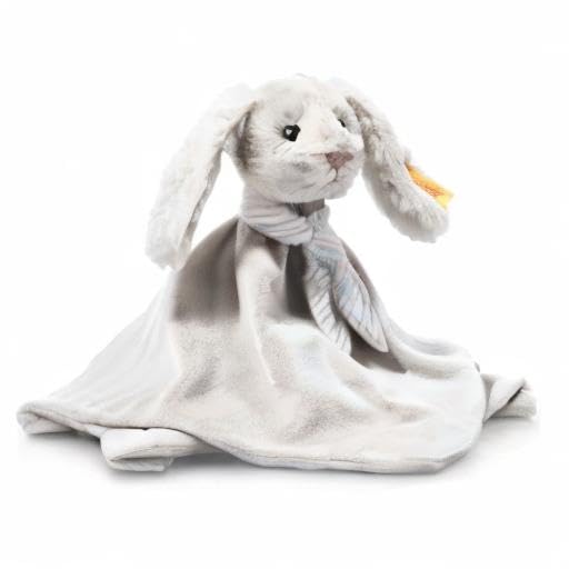 Steiff Kuscheltier Hoppie Hase Schmusetuch, Süsses Stofftier, Jungen, Mädchen & Babys ab 0 Monaten,