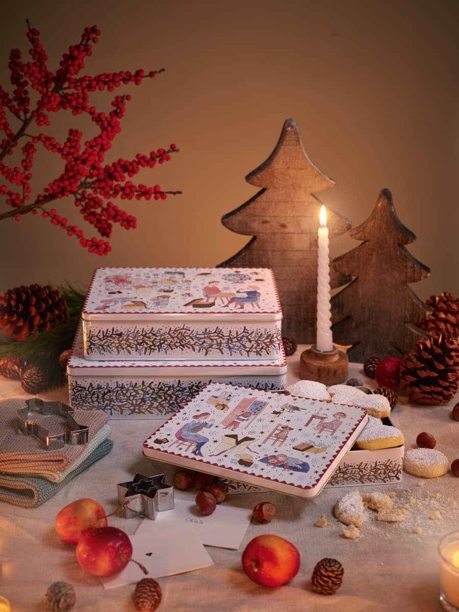 Sammelkollektion 22 Weihnachtsabend Set 3 Plätzchendosen