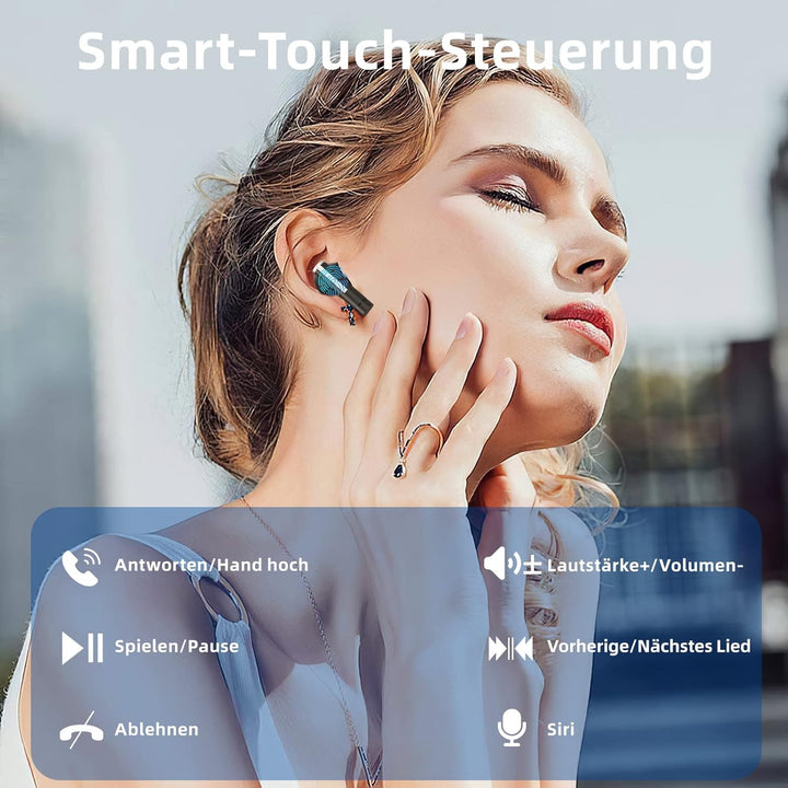 Ulfsaar Bluetooth Kopfhörer, 2023 Neue Kopfhörer Kabellos Bluetooth 5.3 mit HD Mikrofon HiFi Stereo