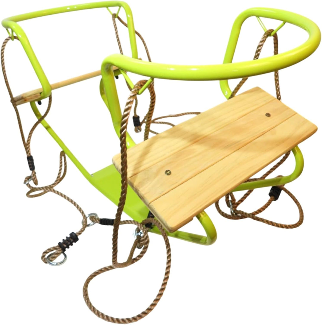Loggyland Doppelschaukel Schiffsschaukel Schaukel für 2 Kinder (apfelgrün), Apfelgrün