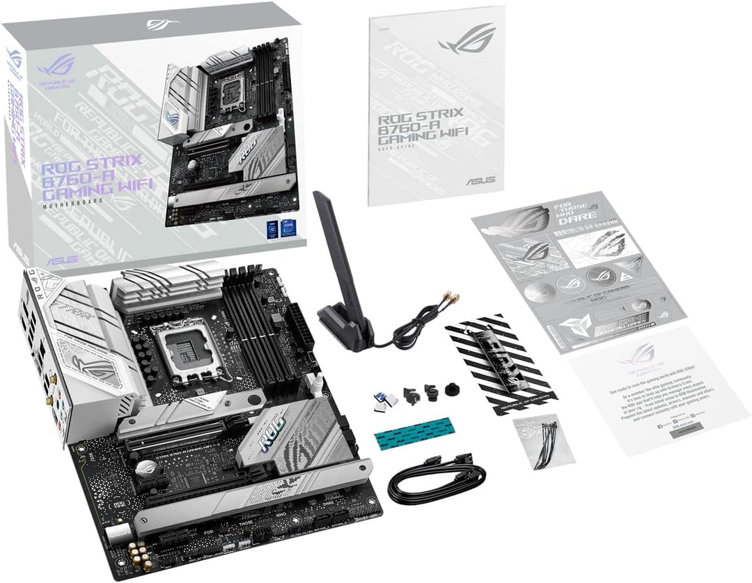 ASUS ROG STRIX B760-A GAMING WIFI Mainboard Sockel Intel LGA 1700 (Intel B760, ATX, DDR5 Speicher, P
