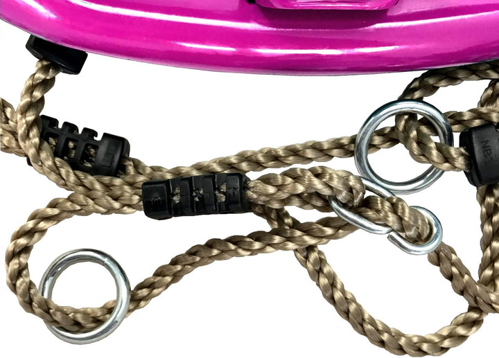 Babyschaukelsitz mit Seil und Befestigungsringen (pink), Pink
