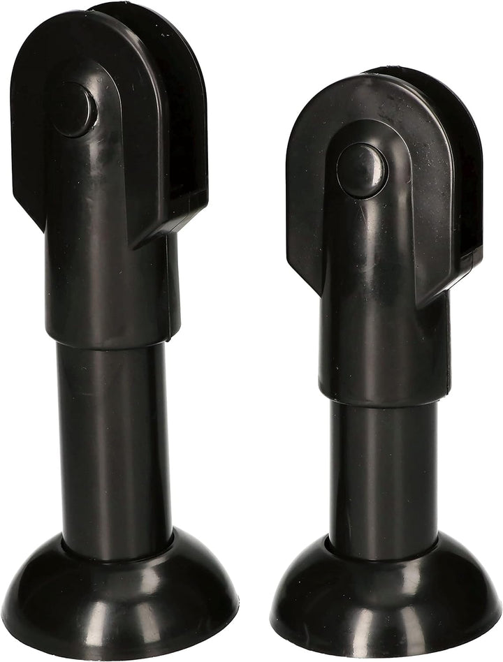 KOTARBAU® BESCHLÄGE FÜR WC-KABINEN/UMKLEIDEKABINEN SCHWARZ RECHTS, Rechts