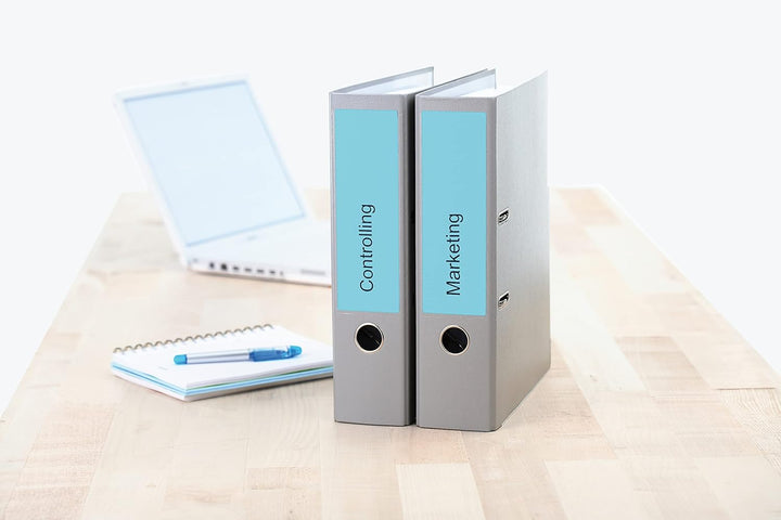 HERMA 4298 Ordnerrücken Etiketten kurz breit, 100 Blatt, 192 x 61 mm, 4 Stück pro A4 Bogen, 400 Ordn