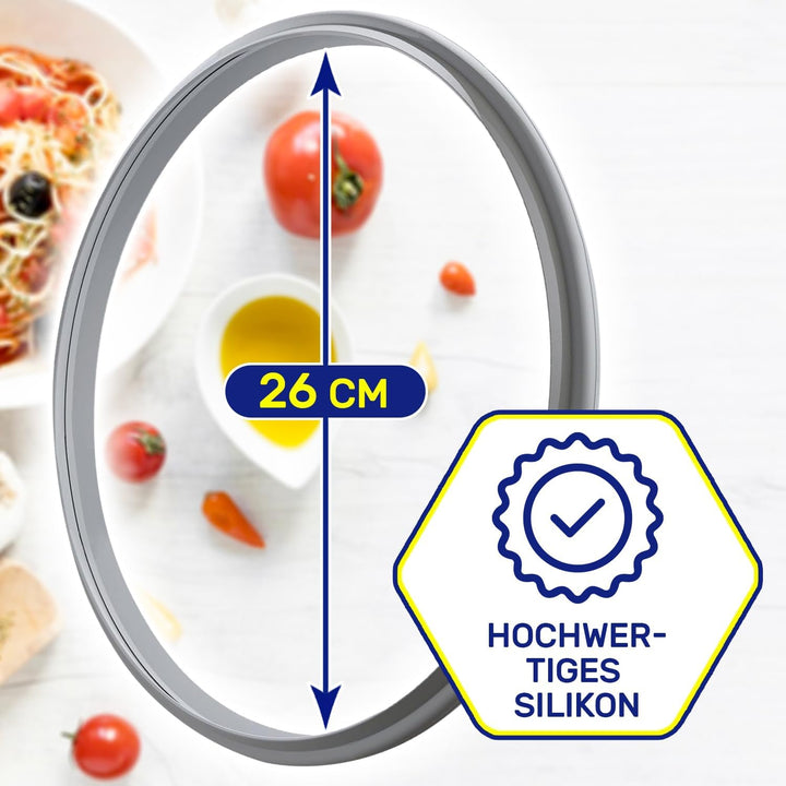 MONTERAL Dichtung für Schnellkochtopf – Durchmesser Ø 26 cm - 038-687-00-205/0 3868700205 für Fissle