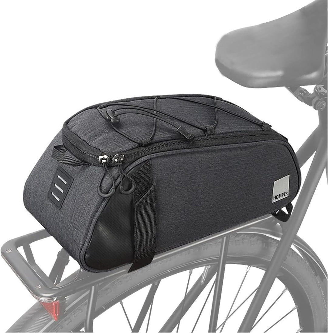 HOMPER Fahrradtasche Satteltasche Gepäcktasche Gepäckträger Tasche Rucksack Seitentasche Mountain Ro