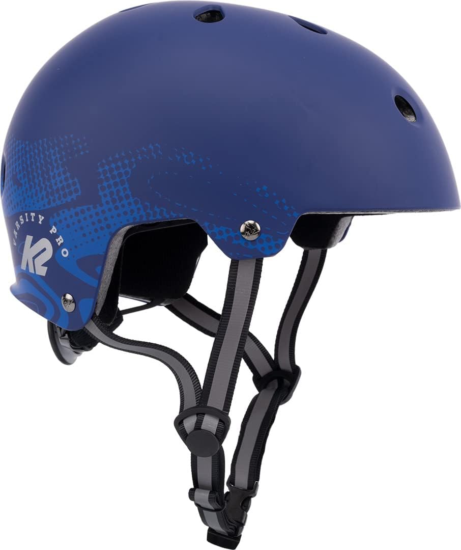 K2 Skates VARSITY PRO Helm, Inline Skate Helm, Fahrradhelm, Skateboard Helm S (48 - 54 cm) navy, S (
