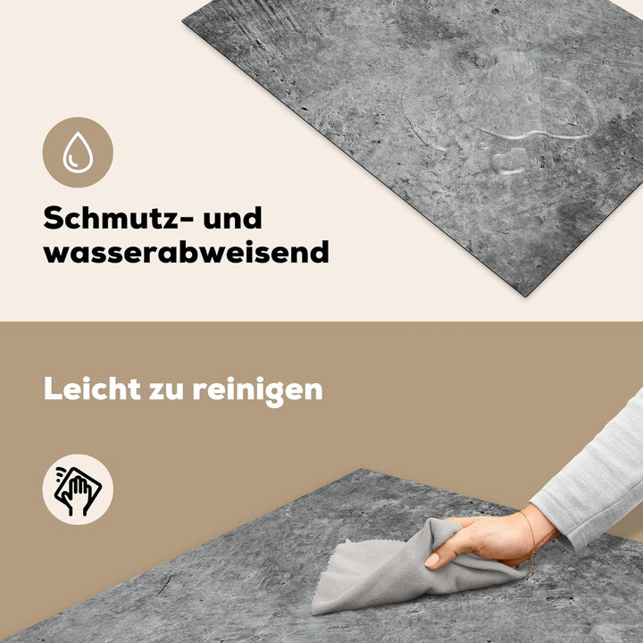 KitchenYeah© Herdabdeckplatte Einteilig Küche Kochfeld Abdeckung Ceranfeld Herdplattenabdeckung Aufr