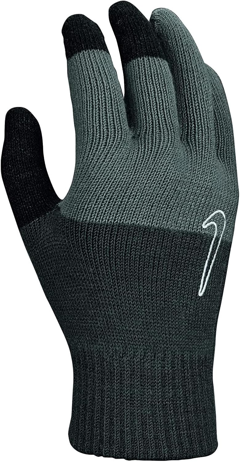 Nike Unisex – Erwachsene Knitted Tech And Grip Handschuhe L-XL Grau, L-XL Grau