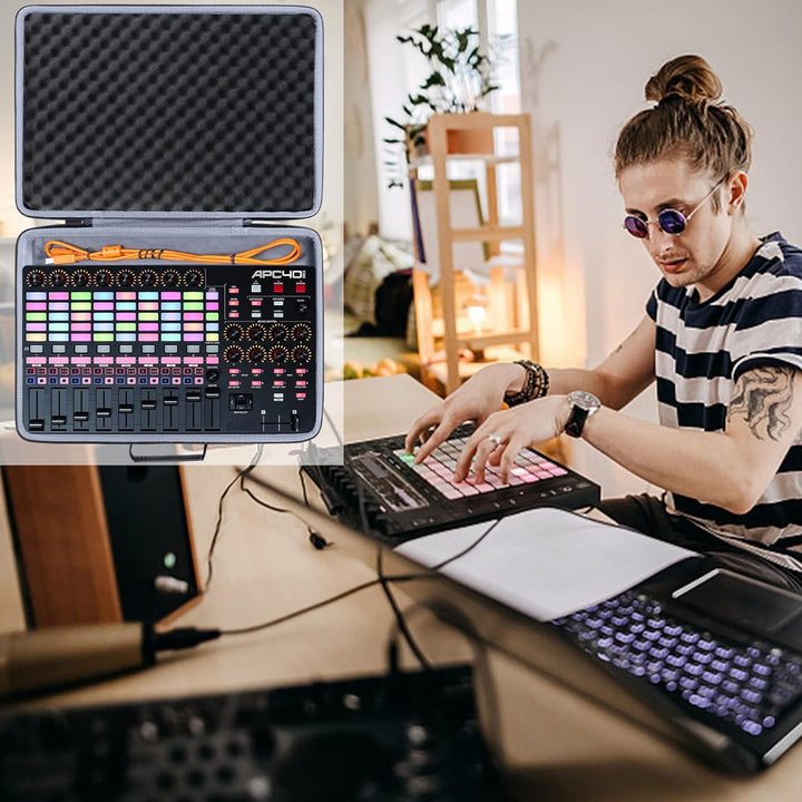 co2CREA Hart Reise Schutz Hülle Etui Tasche für AKAI Professional APC40 MKII USB Powered Ableton Liv