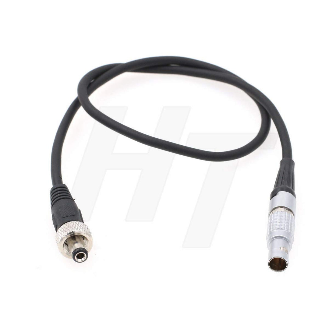 HangTon 0B 2 Pin zu verriegelndem DC 2.5mm Stromkabel für PIX-E SmallHD Atomos Ninja V Monitor (2Pin