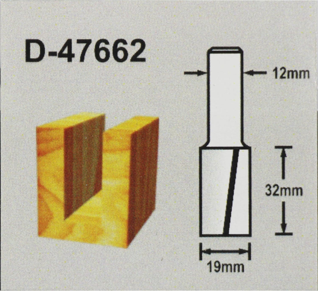 Makita D-47662 Nutfräser zweischneidig 19mm