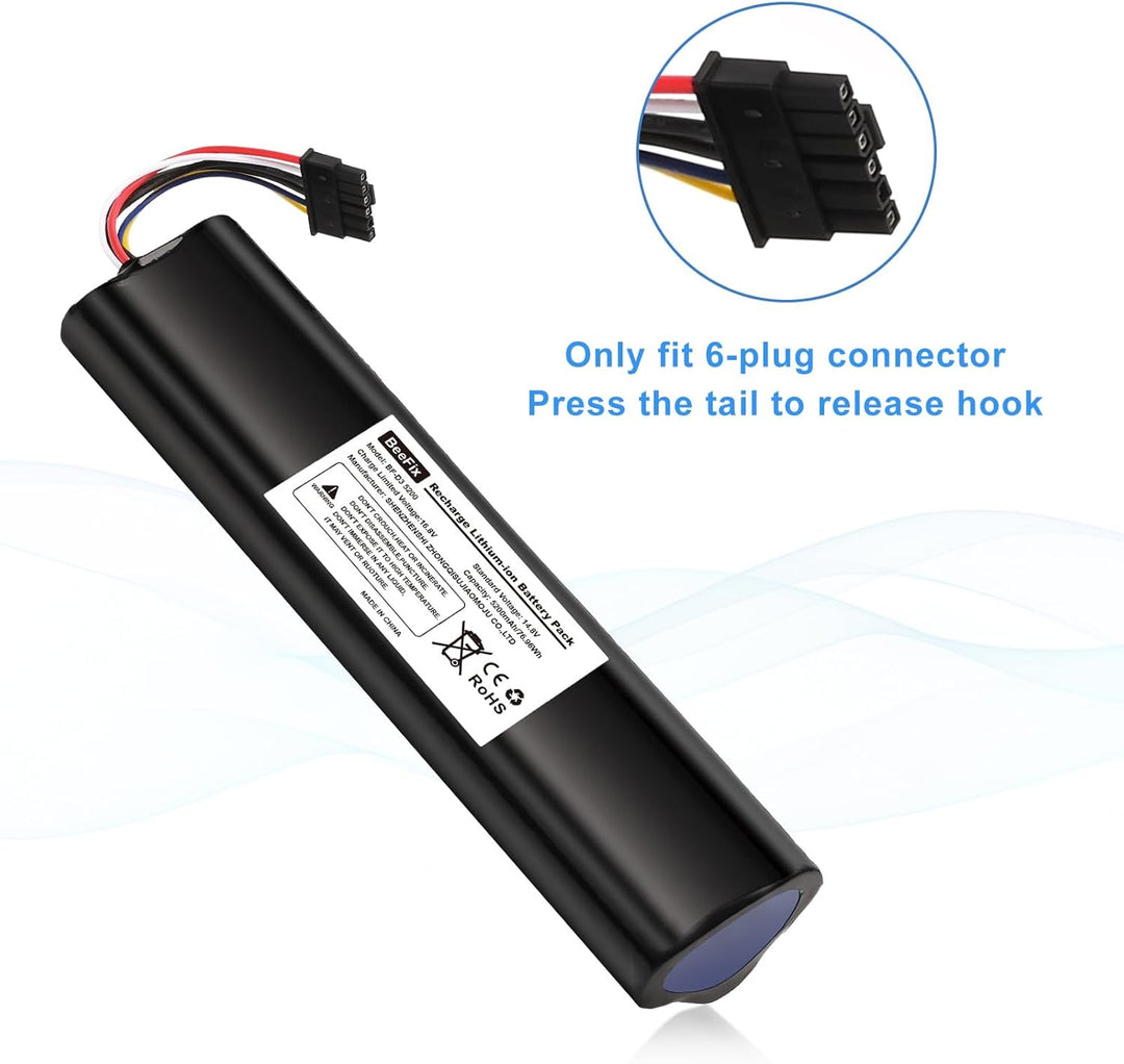 5200mAh Ersatzakku für die Neato Robotics Saugroboter Connected D3, D5, D7 Hohe Kapazität Staubsauge
