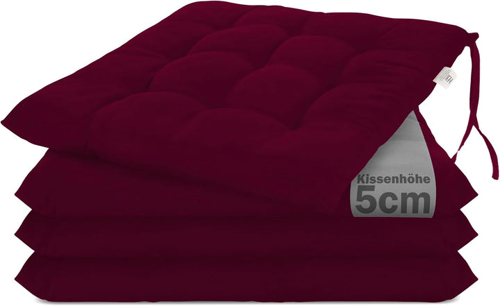 Brandsseller Sitzkissen Dekokissen Stuhlkissen Zierkissen Gartenkissen - 9er Steppung- in Verschiede