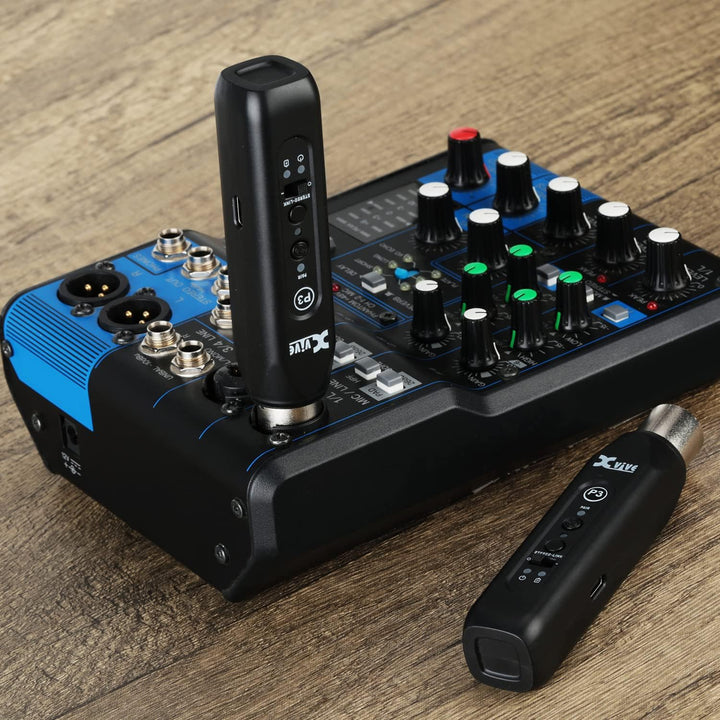 Xvive P3 XLR Bluetooth Audio-Empfänger für Mixer, aktive PA/DJ-Systeme, P3