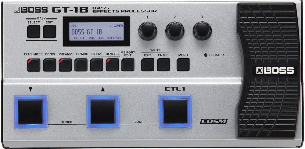 Boss GT-1B Bass-Effektprozessor und Multieffektgerät, GT-1B
