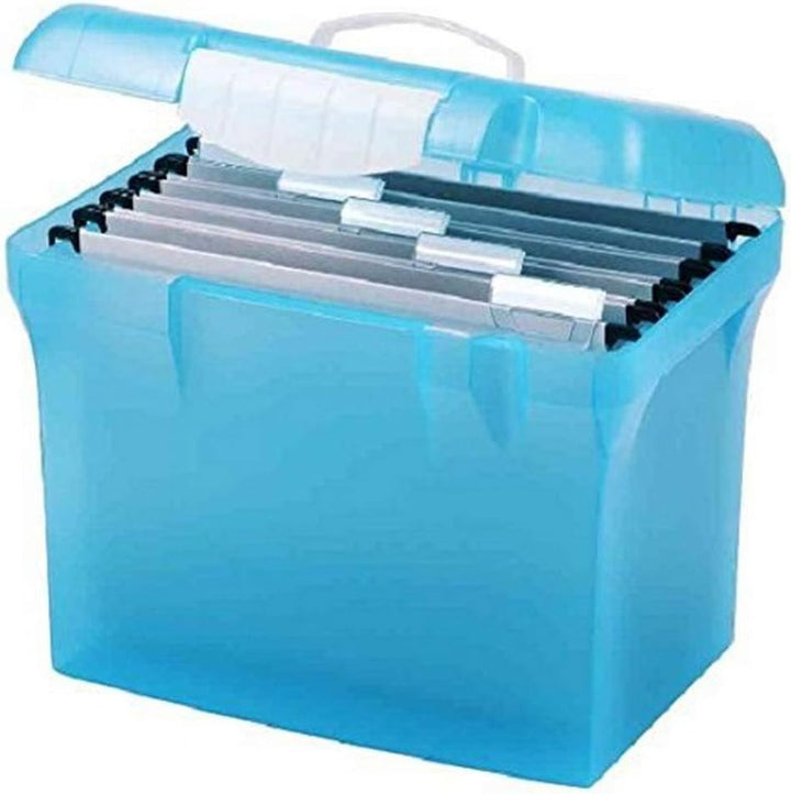 l'oblique 100330256 Hängeregistratur-Box Class'N Go, transluzent-blau