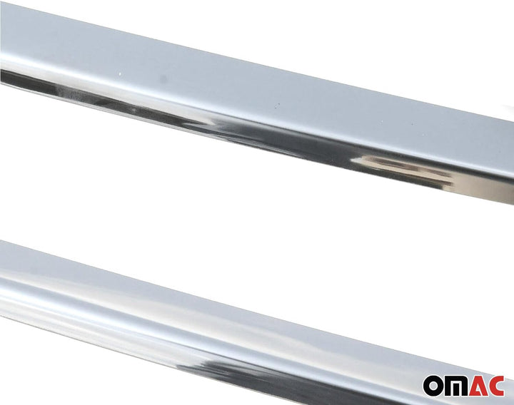 Kühlergrill Grilleisten Frontgril kompatibel mit FIAT Ducato 2014-2023 Chrom Edelstahl 3tlg