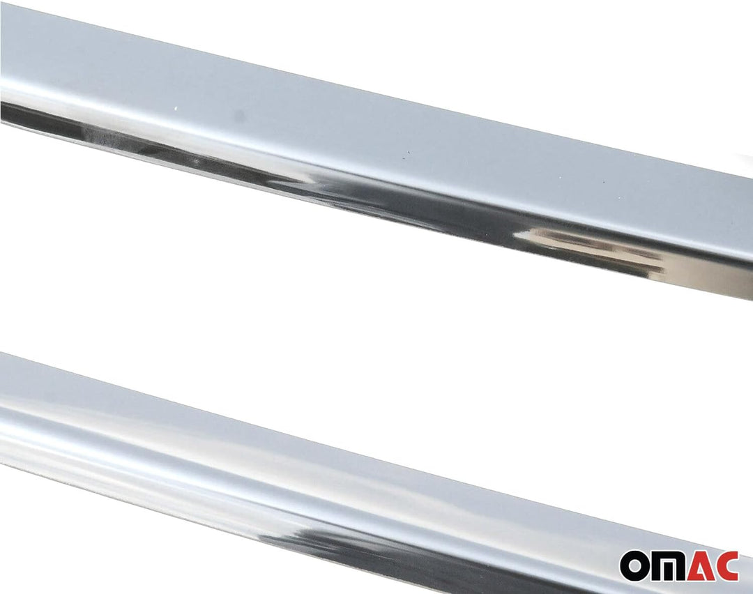 Kühlergrill Grilleisten Frontgril kompatibel mit FIAT Ducato 2014-2023 Chrom Edelstahl 3tlg