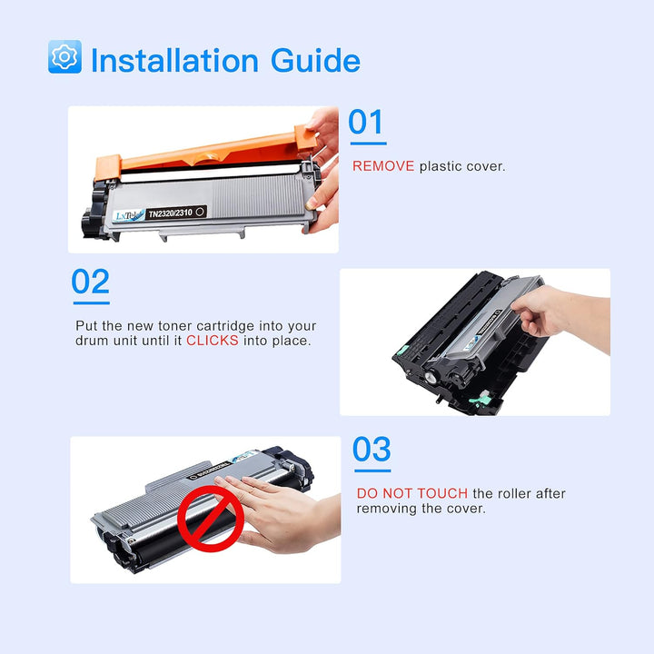 LxTek TN2320 Toner Kompatibel für Brother TN-2320 TN2320 TN-2310 Toner für Brother MFC-L2700DW MFC-L