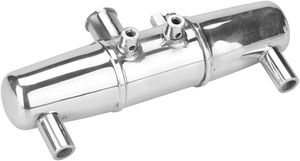 RC-Auspuffrohr, Upgrade-Aluminiumlegierung-Doppelauspuff-Verbindungsrohr für HPI Savage 4,6/5,9 1/8