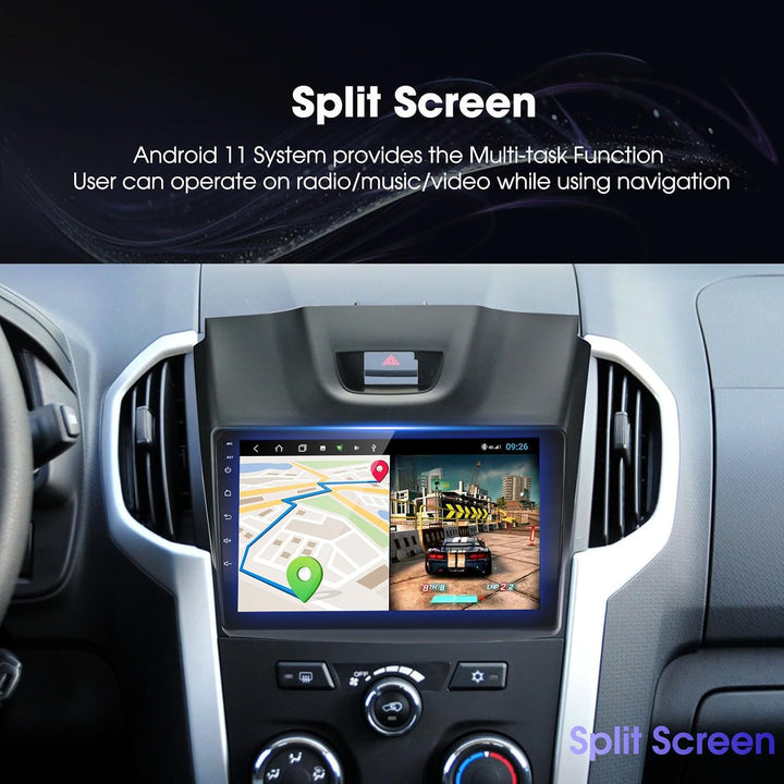 EZoneTronics Android 10.1 für Isuzu D-MAX 2012-2018, MU-X 2013-2017 Autoradio Stereo 9-Zoll-kapaziti