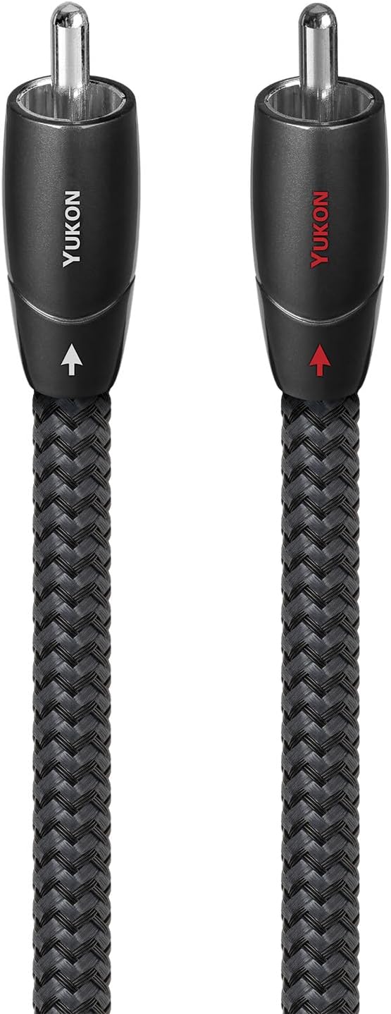 AudioQuest Yukon RCA-Audiokabel, 3 m, Schwarz