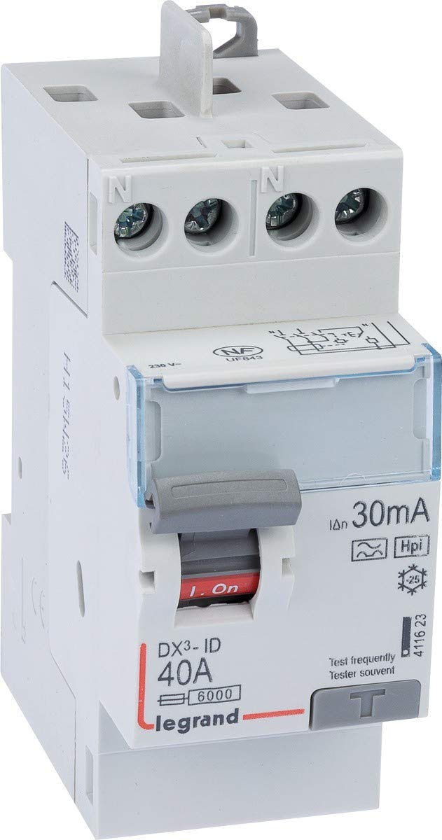 Legrand LEG92828 Differentialschalter BIP, 40 A, 30 mA, Typ HPI
