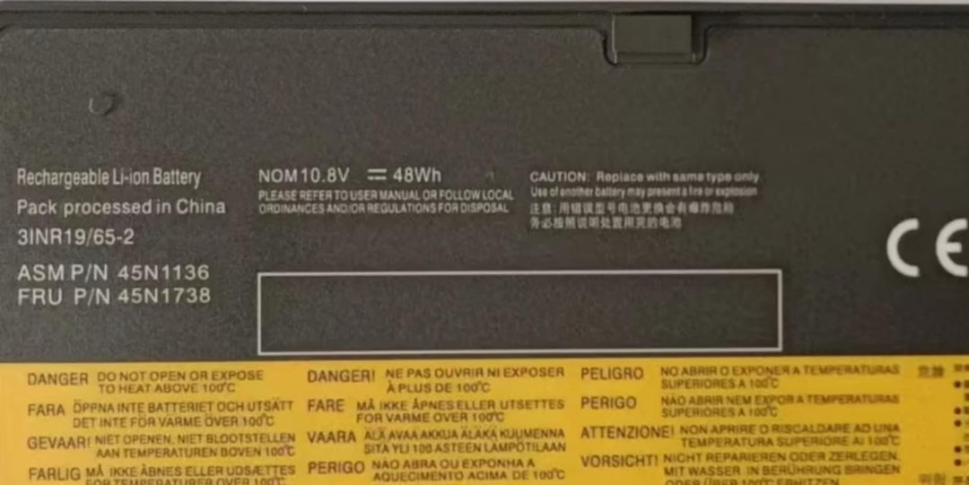 PUGASR 68+ 45N1136 45N1738 (10.8V 48Wh) Laptop Akku Kompatibel mit Lenovo Thinkpad T440 T440s T450 T