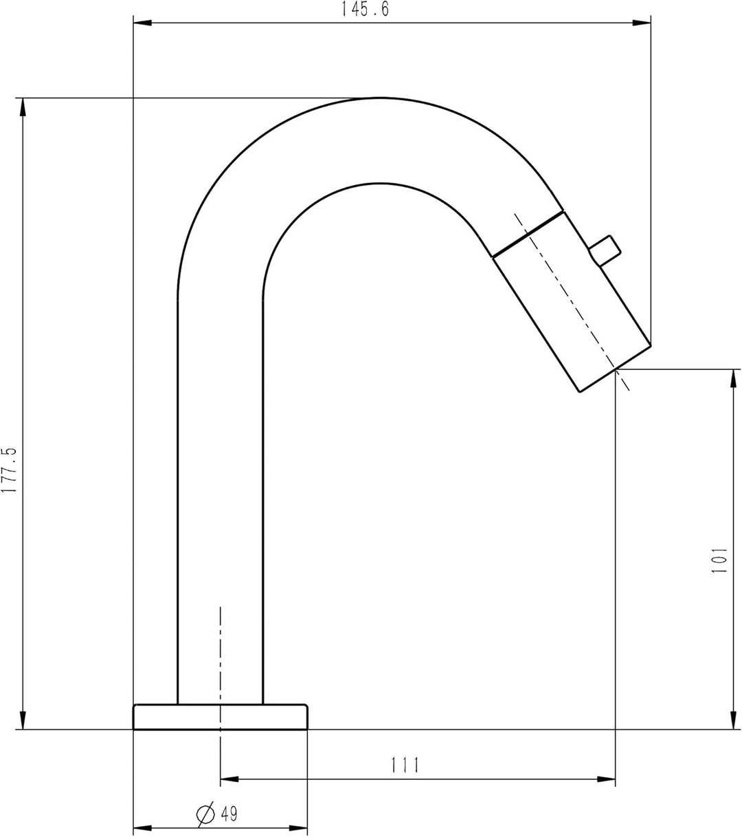 Grünblatt Bad Kaltwasser Standventil Armatur Wasserhahn Badarmaturen armaturen mit Anschlussschlauch