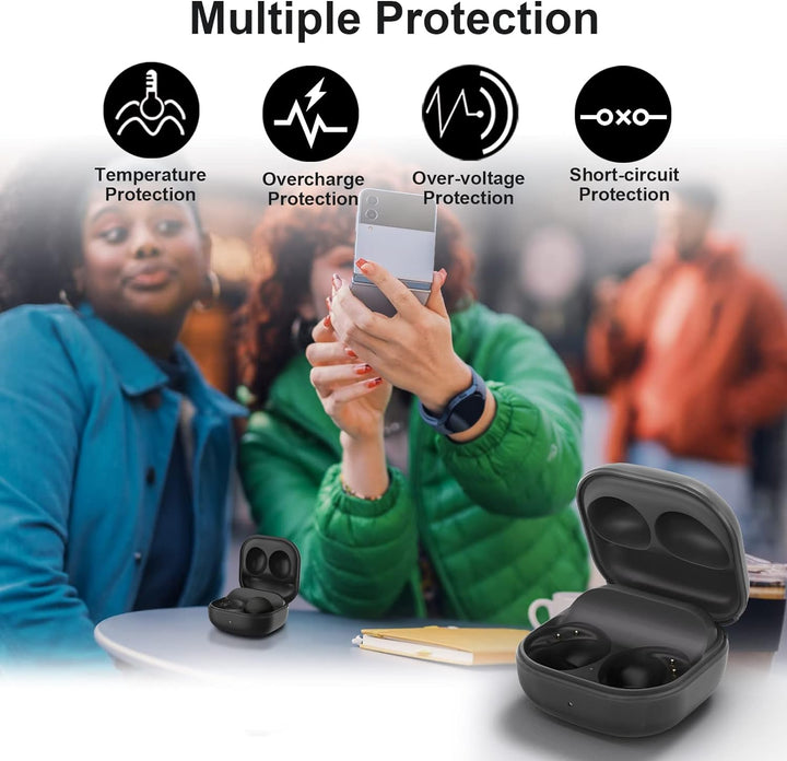 leChivée Ersatz Ladecase für Samsung Galaxy Buds 2 Pro,Kabelloses Ladecase Kompatibel mit Galaxy Bud