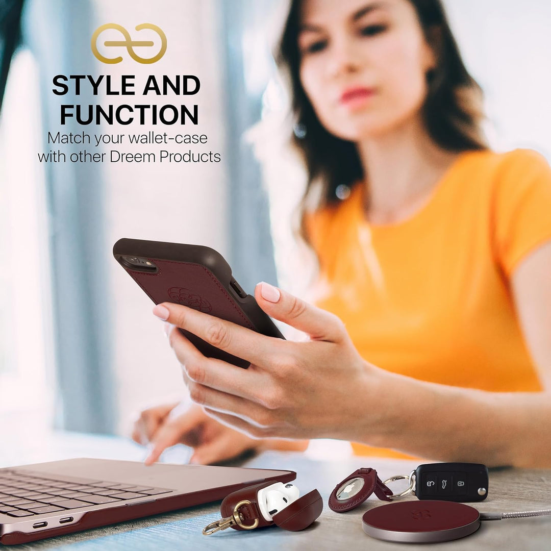 Dreem Fibonacci 2in1 Handyhülle Flipcase für iPhone SE 3 (2022), SE 2, & 8/7 | Magnetisches iPhone C