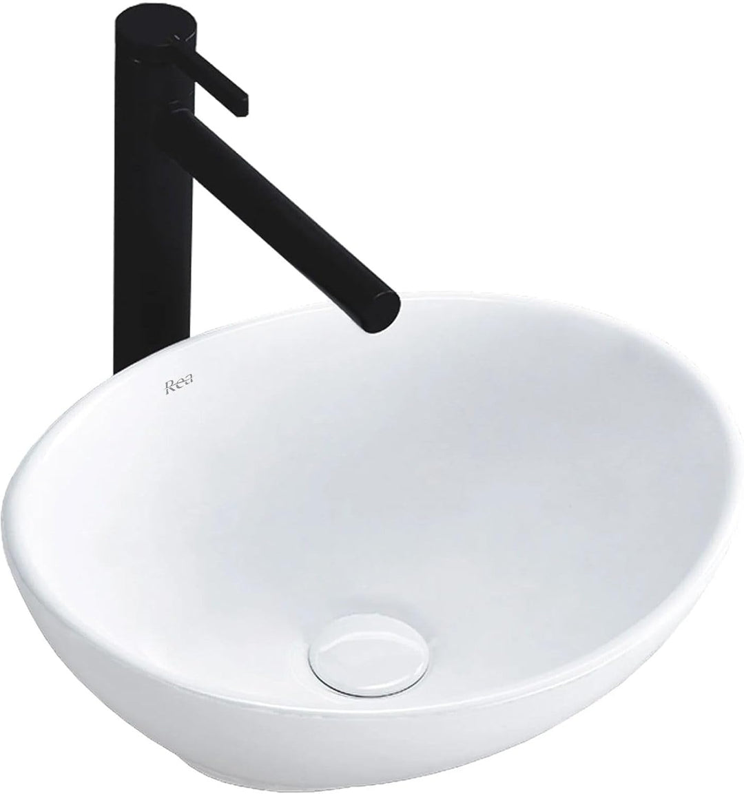 Rea Aufsatzwaschbecken SOFIA WHITE Waschtisch Handwaschbecken Spülbecken Waschschale Waschbecken für