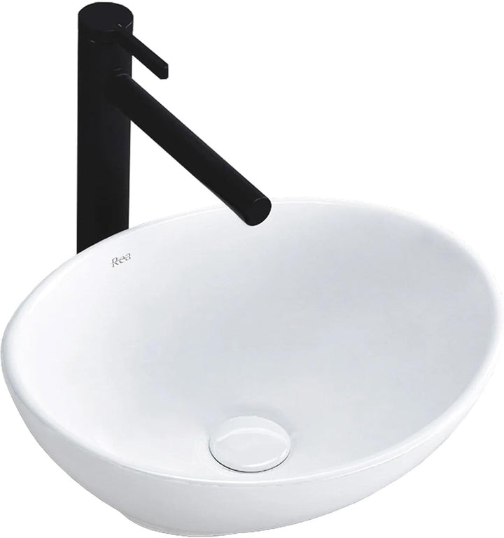 Rea Aufsatzwaschbecken SOFIA WHITE Waschtisch Handwaschbecken Spülbecken Waschschale Waschbecken für