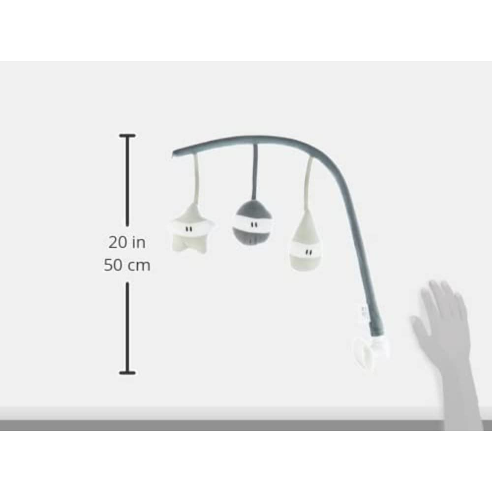 BÉABA, Spielbogen mit Babywippe Up & Down III, 3 Spielzeuge mit unterschiedlichen Funktionen, Vollst