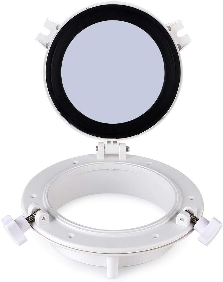 Bullauge Fenster, 215mm Boot Bullauge-Fenster Schiff Runde Glas Wanddekor Bullauge