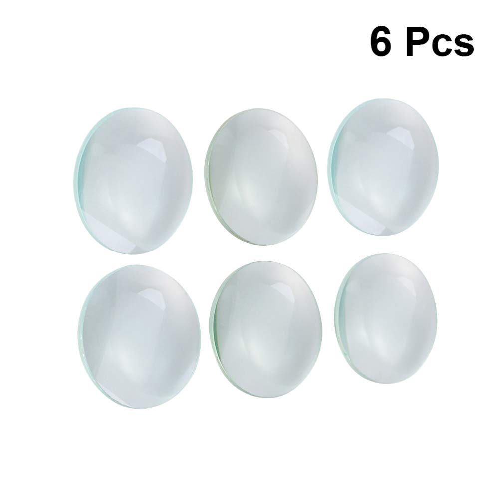 ibasenice Premium Optisches Glas - 6 Stück Glaslinse Optische Linse 3cm / 5cm / 5cm Durchmesser 50 M