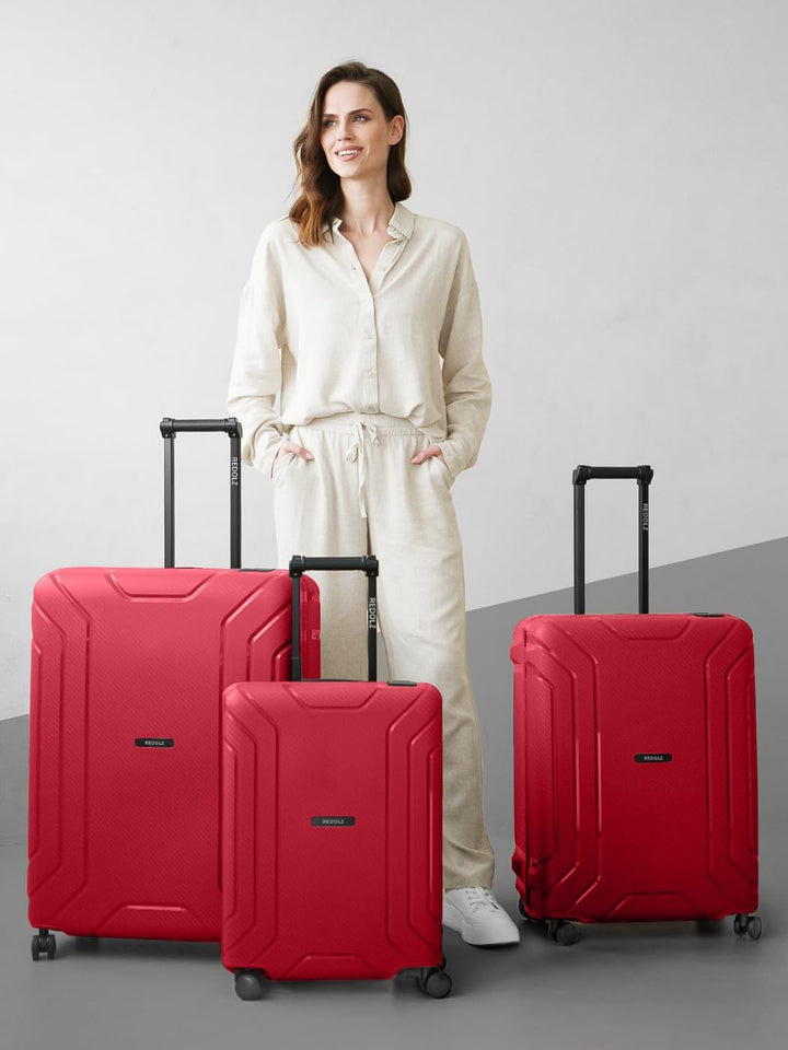 Hartschalen Koffer-Set 3-teilig ohne Reissverschluss | 3-Punkt-Verschluss-System | aus hochwertigem