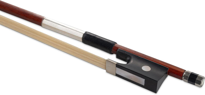 Gewa Violinbogen Massaranduba Schüler 1/4 Ebenholzfrosch, kantige Stange