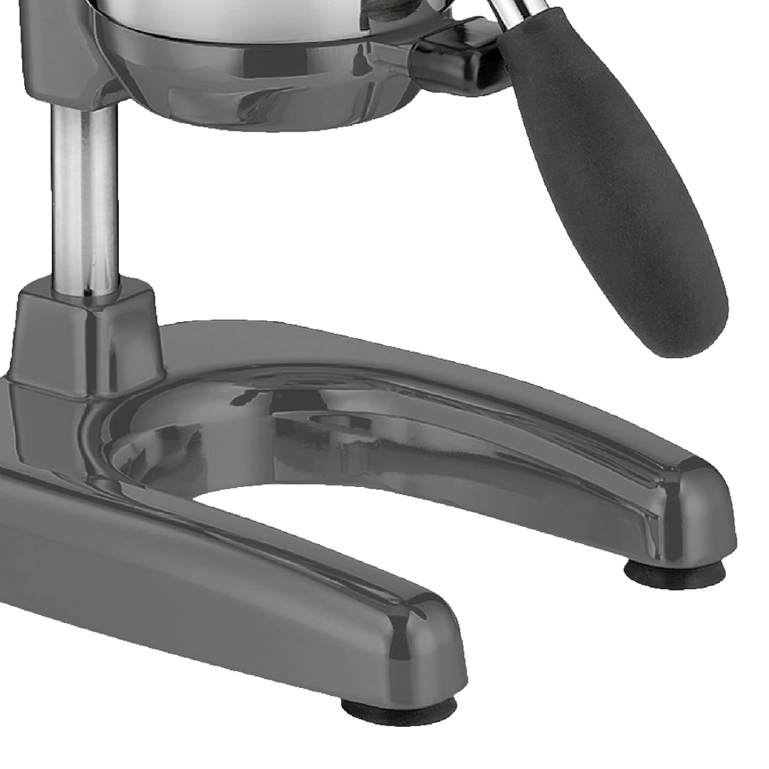 Cilio AMALFI Saftpresse Manuell | rostfreier Edelstahl | Cool Grey | Zitruspresse Handpresse für 25%