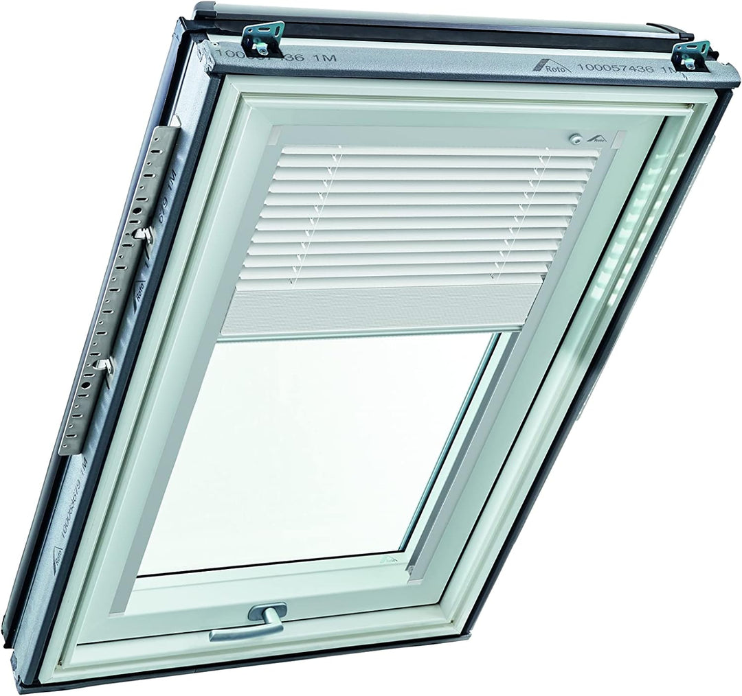 Original Roto Jalousette ZJA für Roto Dachfenster Führungsschiene Silber Aluminium Stufenlos verstel