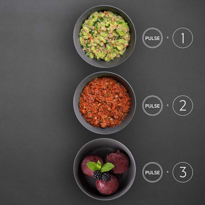 AEG TB7-1-6WWM Standmixer / Geschwindigkeitsanpassung / 3 Stufen / 4 Rezeptprogramme / Pulsfunktion