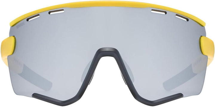 uvex Unisex Sportstyle 236 Set Sportbrille (1er Pack) Einheitsgrösse sunbee-black matt/silver, Einhe