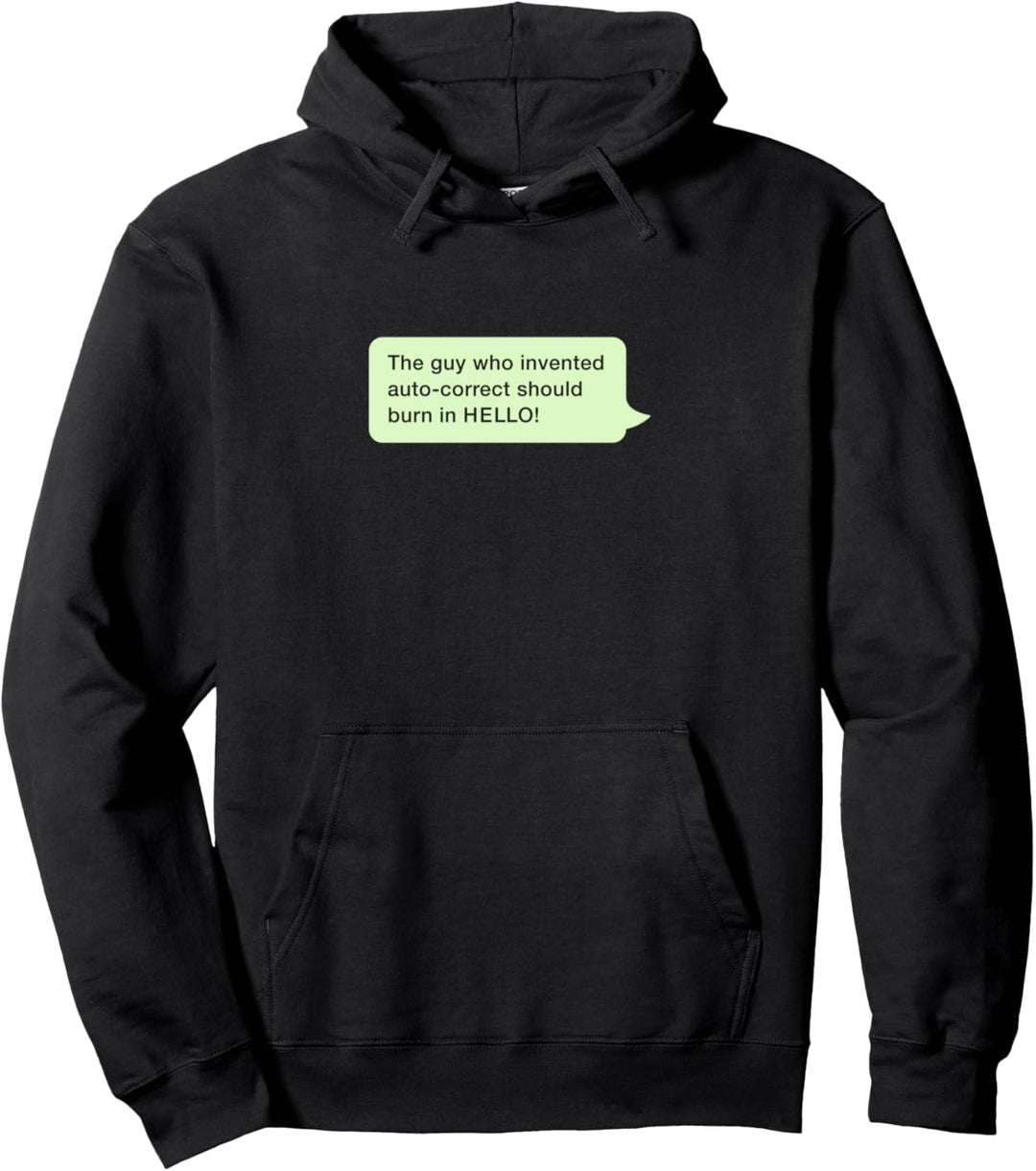 Auto Correct - Computer Geek Nerd Pullover Hoodie